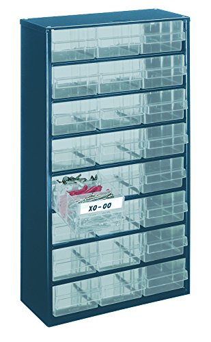 Caixa de Arrumação RAACO 1224-02 (Branco - 37.5x30.8x20.6 cm) Raaco - Organizadores de gavetas para casa - 24 gavetas, metal, 37.5x30.8x20.6 cm