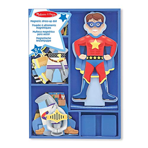 Jogo de Tabuleiro MELISSA & DOUG Joey Magnetic Dress-Up Set (3 Anos) Melissa & Doug - Brinquedos - imaginação, coordenação, 3 anos