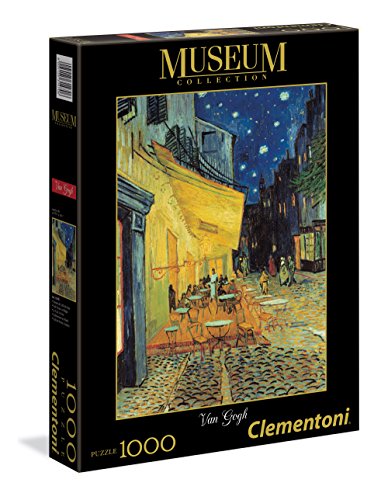 Puzzle CLEMENTONI Vincent Van Gogh - The Cafe Terrace at Night (1000 Peças) CLEMENTONI - Quebra-cabeças de encaixar - vincent van gogh, cafe terraço à noite, 1000 peças