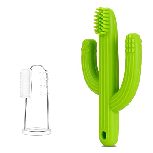 Mordedor com Cactus de Silicone e Escova de Dentes Mr.Van - Cuidados com a higiene oral - cactus, silicone, dentes, bebé