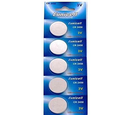 Pilha Recarregável EUNICELL Pilha de Botão CR2450 (Lítio) Eunicell - Baterias - litio, 3V, CR2450, 500mah