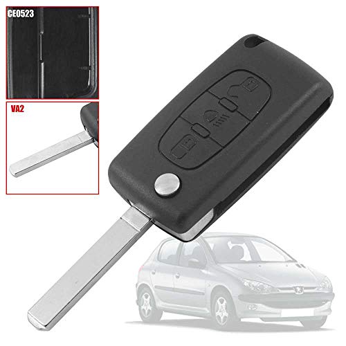 Chaveiro VALEO CE0523VA2 (Peugeot - Preto) Ociodual - Alarmes e fechaduras de veículos - peugeot, preto, va02