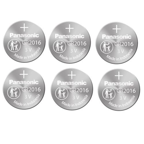Pilhas PANASONIC CR2016 (6 unidades - Botões) Corp. Panasonic - Baterias - litio, botões, 3V, 90mAh