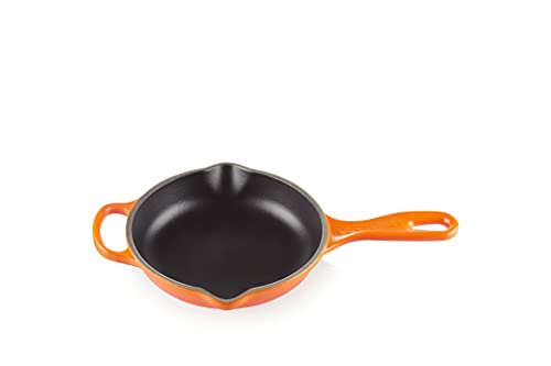 Frigideira Redonda de Teflon Antiaderente LE CREUSET Preto 16cm Le Creuset - Utensílios de cozinha - teflon, antiaderente, ferro fundido, preto