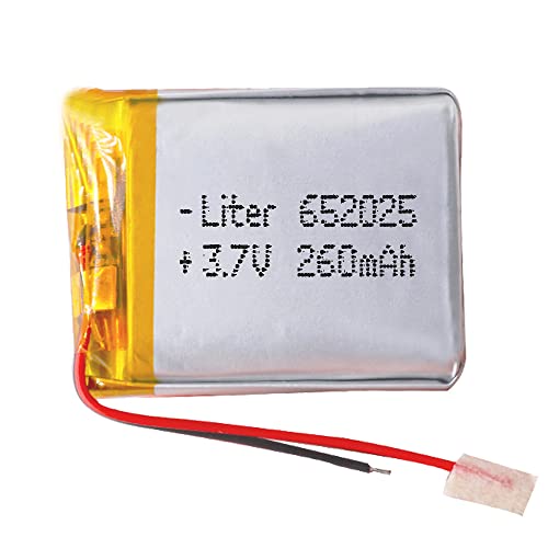 Bateria Lipo 3.7V 260Mah 0.962Wh 1S 5C Liter Energy Battery Liter Energy Battery - Baterias de uso geral - 3.7V, 260mAh, 0.962Wh, 1S, 5c