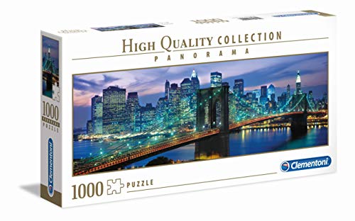 Puzzle CLEMENTONI Ponte de Brooklyn (1000 peças) CLEMENTONI - Quebra-cabeças de encaixar - puzzle, CLEMENTONI, ponte de brooklyn, 1000 peças, cartão, imagens