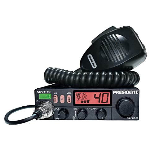 Rádio PRESIDENT 40CH AM/FM ROGER BEEP SCAN President - Rádios cb - am/fm, roger beep scan