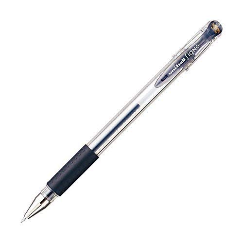 Caneta de Gel UNI BALL UM-151 Preto (0.28mm) UNI-BALL - Canetas - traço fino, ergonómica, tinta à base de água, ponta 0,28mm