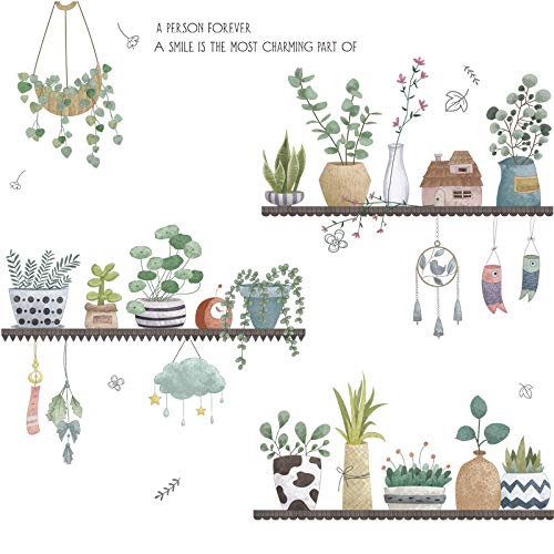 Autocolante de Parede com Plantas Verde 40X50Cm Arawat - Papel de parede - plantas, verde, 40x50cm, autocolante