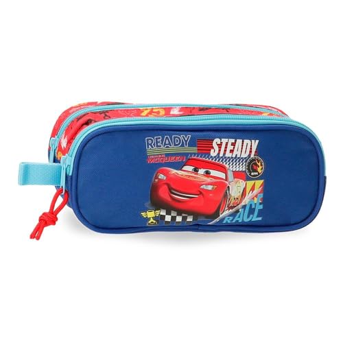 Estojo DISNEY CARS Let's race (Rosa - 23 x 9 x 7 cm) 1.948581560283688 - Estojos para canetas e lápis - poliéster, alça, fecho éclair, 23x9x7 cm