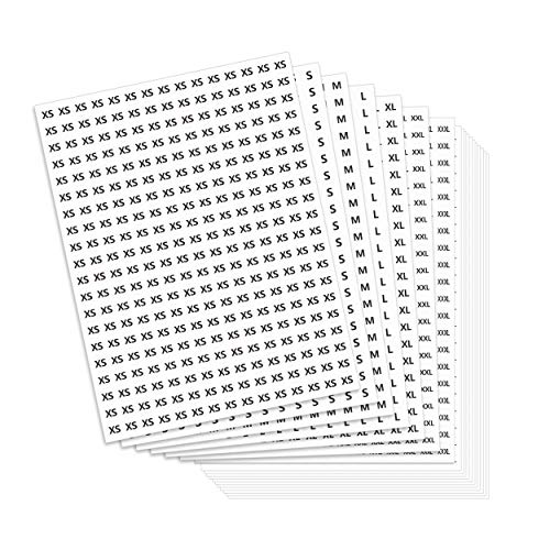 Etiquetas para Roupa 7 Tamanhos 1.3 Cm Diam. Hebayy - Etiquetas e tags - etiquetas, roupa, tamanhos, 1.3 cm