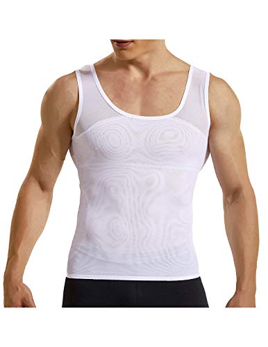 Roupa interior para Homem YCUEUST Uomo Sportive Underwear Shaper Body White L YCUEUST - Camisas e tops - homem, sportivo, branco, ajustável