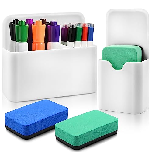Suporte para Canetas Magnéticas e Espátulas para Quadro Branco YESLUSY - Organizadores de mesa - suporte, canetas, espátulas, quadro branco
