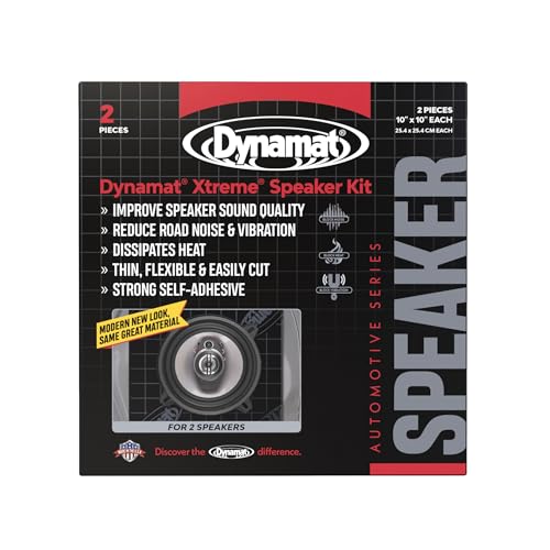 Dynamat 10415 acessório de som e áudio Fabricado por la marca - Painéis e espuma de absorção sonora - som, áudio, preto, silicone