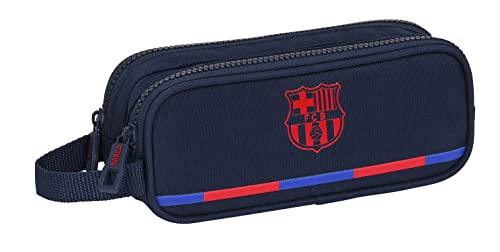 Mala de Portátil FC BARCELONA Azul (35,5x25,6x11 cm) safta - Organizadores de mesa - portátil, divisões internas, alça transporte, poliéster