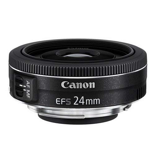 Objetiva CANON EF-S 24mm F/2.8 STM (Encaixe: Canon EF - Abertura: f/22) Canon - Lentes de câmera - 24mm, f/22, wide lens, auto/manual