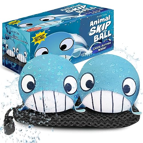 Jogo de Tabuleiro Activ Life The Ultimate Skip Ball (Idade Mínima: 4) Activ Life - Bolas saltitantes - bola saltadora, 4 bolas de natação, jogar sozinho, brinquedo para piscina