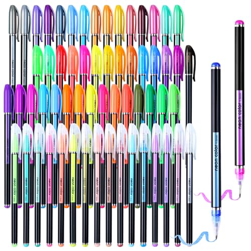 Conjunto de Canetas de Gel JOYOLD 60 Unidades joyoldelf - Canetas - caneta, gel, 60 unidades
