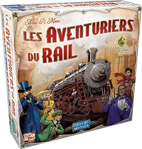 Jogo de tabuleiro ASMODEE Viagem/aventura (8 anos) Asmodee - Jogos - tabuleiro, 8 anos, vagões, transporte