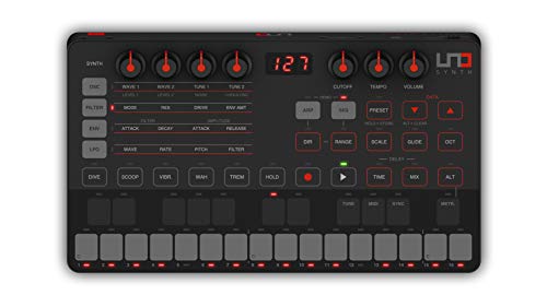 Sintetizadores IK MULTIMEDIA Uno Synth (2 entradas - 2 saídas) IK Multimedia - Instrumentos musicais eletrônicos - sintetizador, monofónico, portátil, analógico