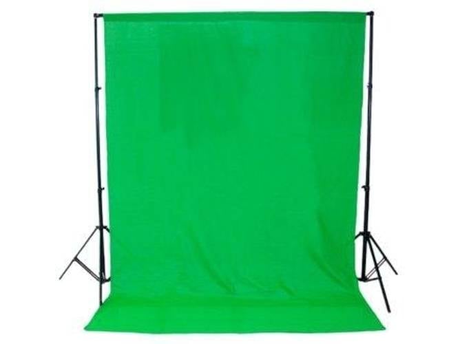 Kit de Suporte para Fundo Fotima FTSF-10 Fotima - Fundos de estúdio - suporte, portátil, barra telescópica, fundo verde