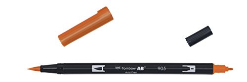Caneta de Feltro TOM BOW 905 (Multicor - 1 Unidade) Tombow - Instrumentos de escrita e desenho - multicor, pontas fina e larga, 15 cm, feltro