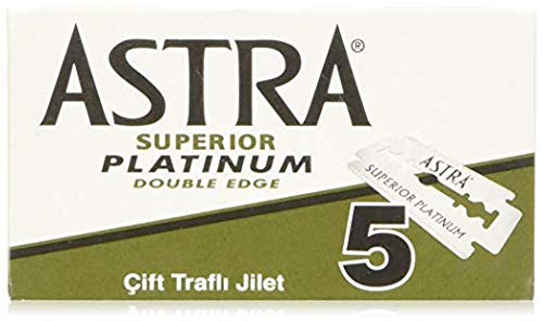 Lâminas de Barbear ASTRA Platinum Double Edge Inox Astra - Lâminas e navalhas de barbear - lâminas, barbear, astra platinum, double edge inox
