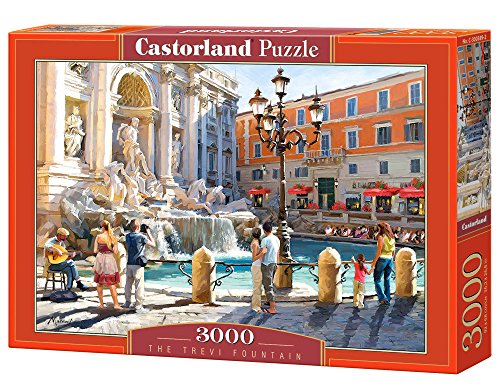 Puzzle CASTORLAND The Trevi Fountain (3000 peças) Castorland - Quebra-cabeças de encaixar - trevis, fountain, castorland, puzzle