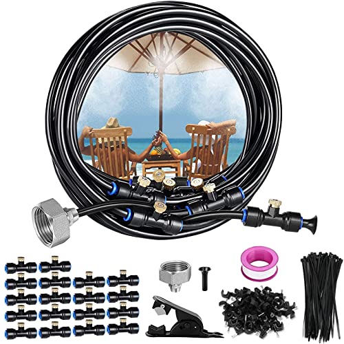 Kit Nebulizador Jardin, Sistema De Enfriamiento Por Neblinación 15M DANKIN - Rega e irrigação - kit nebulizador, sistema enfriamento, 15m, aço inoxidável