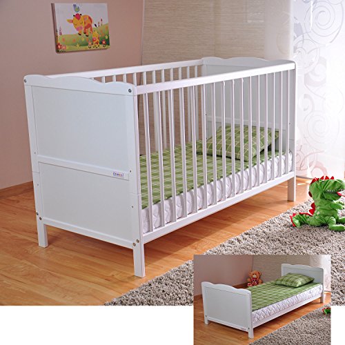 Berço com Almofada Espumosa Aloé Vera 70X140Cm lullaby store - Móveis para bebês e crianças pequenas - almofada espumosa, aloe vera, 70x140cm