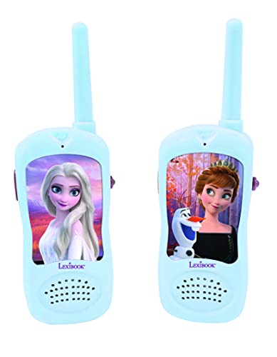 Jogo LEXIBOOK Frozen (Idade Mínima Recomendada: 3 anos) Lexibook - Rádios bidirecionais - conversor de voz, 120 metros, clip para cinto, pilhas 6f22