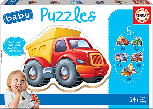 Puzzle EDUCA BORRAS Dibujos Animados Y Comic Vehiculos (Idade Mínima Recomendada: 4 anos - 100 Peças) EDUCA - Quebra-cabeças de encaixar - madeira, animais, 4 anos, 100 peças