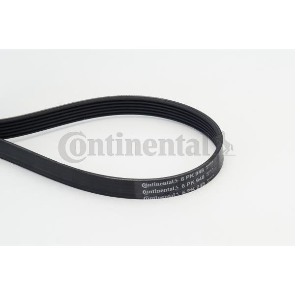 Correia de Motosierra CONTINENTAL 6PK948 (Ø 3.5 mm) CONTITECH - Variadores de frequência e velocidade ajustável - 3.5 mm, poliuretano, aço inoxidável, transmissão