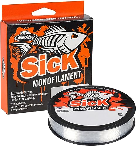 Linha de Pesca Berkley Sick 150 m Transparente Pure Fishing - Linhas de pesca e líderes - 150m, transparente