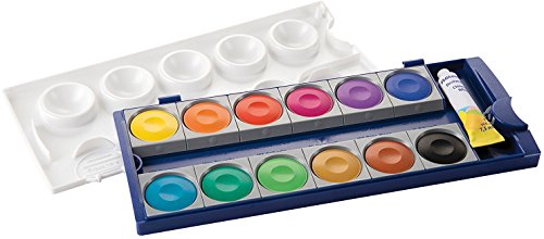 Conjunto de 12 Lápis de Cor Pelikan K12 Pelikan - Tinta, tinta de arte e esmalte - tinta pigmentada, resistente à luz, fecho, pincel