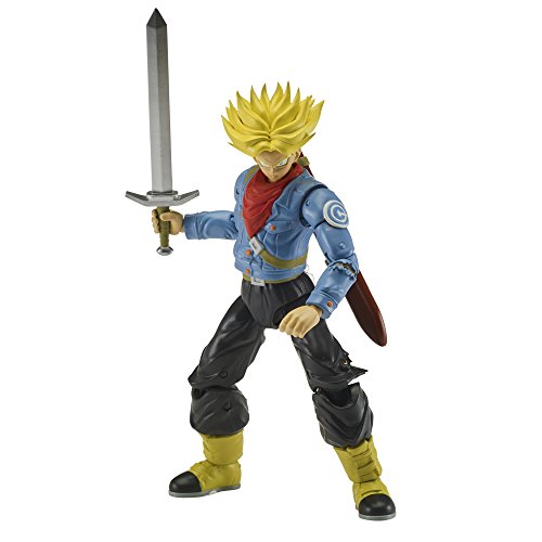 Figura Bandai Dragon Ball Z Trunks do Futuro 17cm Bandai - Bonecos de ação e brinquedo - articulada, 17cm, pvc, dragon ball super
