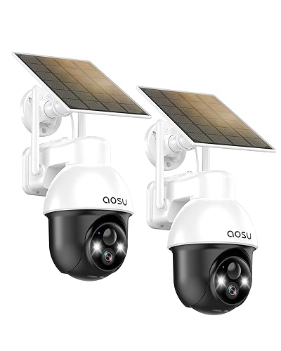 Câmara de Vigilância AOSU 4MP Solar PTZ Exterior AOSU - Câmeras de vigilância - câmera, vigilância, aosu, 4MP, solar, PTZ, exterior
