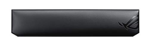 Acessório de Jogo ASUS ROG Gaming Wrist Rest ASUS - Apoio de pulso para teclado e mouse - espuma, couro sintético, preto, fácil de limpar