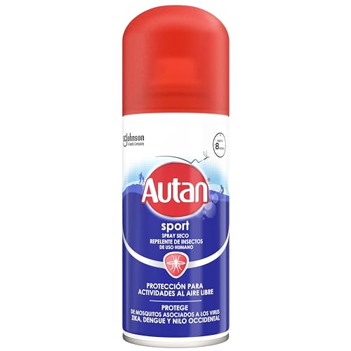 Autan de SC JOHNSON Repelente Insectos Sport Mosquitos Tigre Resistente al Sudor DEET 25% 100 ml Autan - Repelente de insetos para a pele - repelente, insetos, sport, mosquitos, tigre, resistente