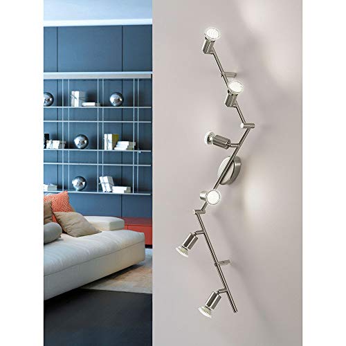 Candeeiro Suspenso EGLO Buzz-Led 50906 (GU10 - 3 x 7 W - Aço) EGLO - Luminárias de teto - led, gu10, 3x7w, aço