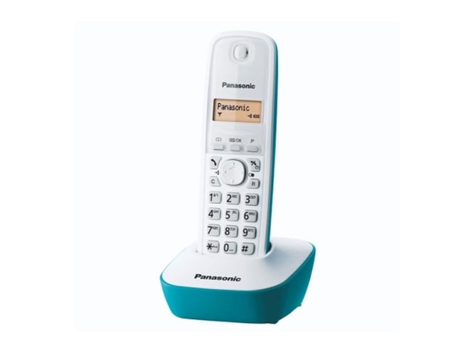 Telefone PANASONIC KX-TG1611EX Preto, Azul Panasonic - Telefonia - telefone, preto, azul