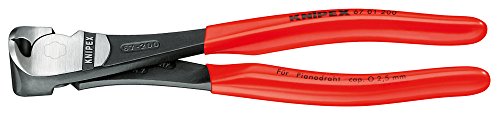 Knipex 67 01 200 alicate Alicate de corte lateral KNIPEX - Ferramentas para fios e cabos - 6 cm, 3 mm, vermelho, plástico