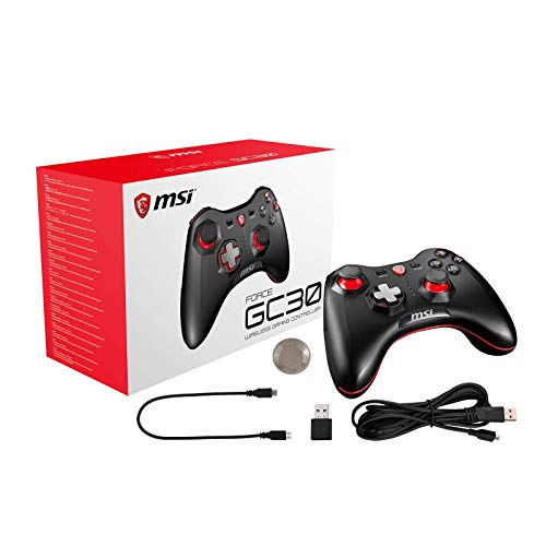 Comando MSI Force GC30 (PC - Android - Preto) MSI - Controlos de jogo - pc, android, preto, bateria recarregável