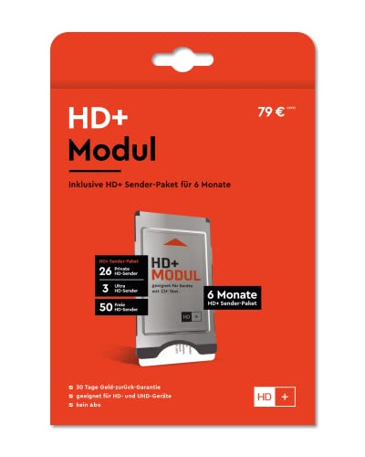 Cartão de Acesso HD+ para 6 meses de Programas HD PLUS GmbH - Peças e acessórios para televisão - ci+, hd, prateado, windows 7, windows 8