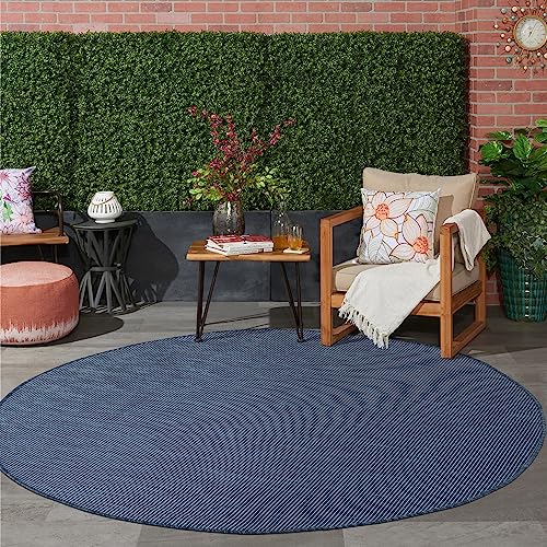 Tapete Exterior JIMRI 200X200 Cm (Azul - Poliéster) FH Fashion Home GmbH - Tapetes - 200x200 cm, azul, poliéster