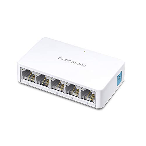 Switch MERCUSYS MS105 (4 Portas - 10/100 Mbps) Mercusys - Concentradores e comutadores - 4 portas, 10/100 Mbps