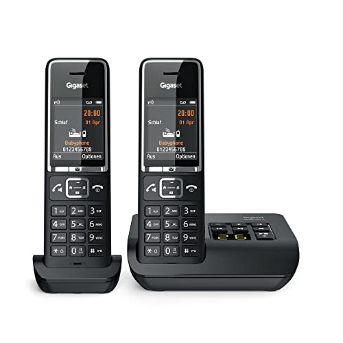Telefone sem fio GIGASET Comfort 550A Duo Preto, Prateado Gigaset - Telemóveis - telefone sem fio, gigaset comfort 550a duo, preto, prateado, dect, agenda, manos-free
