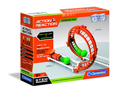 Clementoni 4005556003774 conjunto de blocos de construção CLEMENTONI - Conjuntos de brinquedos - blocos construção, circuitos, bolas coloridas, acelerador, loop