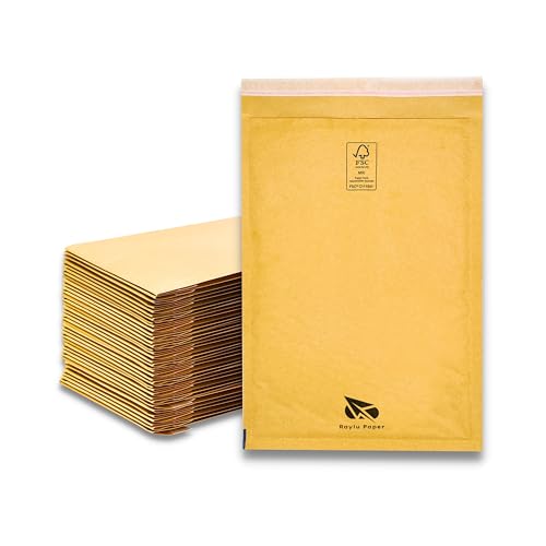 Pack 50 Bolsas de Embalar RAYLU PAPER Bubble Kraft Raylu Paper - Materiais de embalagem - pack, bolsas, embalar, raylu paper, bubble kraft