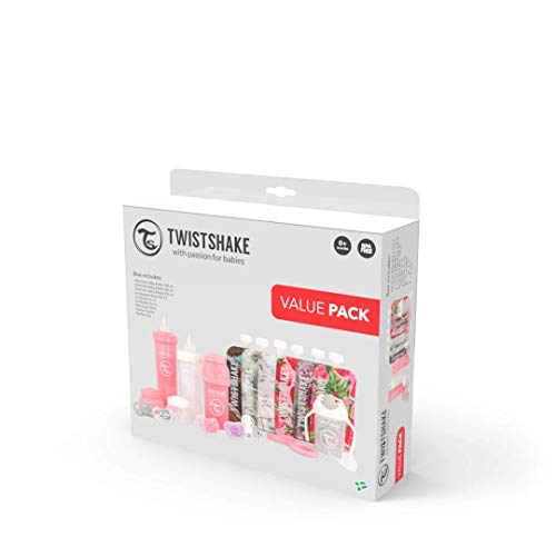 Conjunto de Presentes para Bebés TWISTSHAKE Drinking Kit 2 em 1 (Rosa) Twistshake - Conjuntos de presente para bebê - bebés, drinking kit, 2 em 1